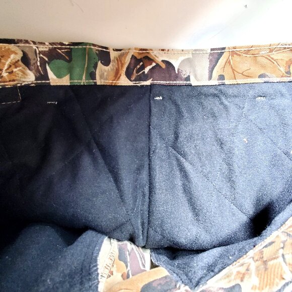Wrangler Rugged Wear Mens Size 40x32 Camo Real Tree Hunting Pants Fleece Lined - Picture 6 of 10